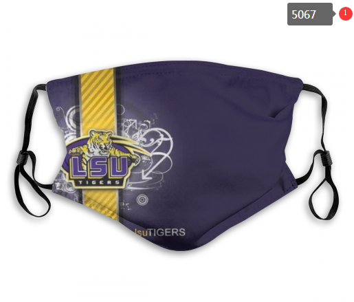 NCAA LSU Tigers #3 Dust mask with filter->ncaa dust mask->Sports Accessory